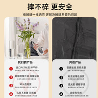 花瓶摆件客厅插花亚克力玻璃水养富贵竹透明直筒塑料醒花桶大落地