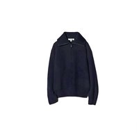 日潮跑腿UNIQLO优衣库 羊羔毛半拉链毛衣女款 02 LIGHT GRAY L 47 69 NAVY