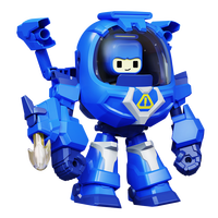 BLOKS 布鲁可积木 百变布鲁可超能版系列 74402 鲁鲁超能穿梭舱 Fplay-SL