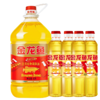 金龙鱼 黄金比例调和油组合装 4.98L（3.78L+300ml*4）