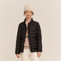 轻薄羽绒服女2024冬季简约轻暖便携立领羽绒服保暖外套女