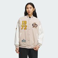 adidas ORIGINALS 三叶草简约百搭潮流舒适保暖女子棒球服夹克纽扣外套