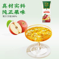 汇源果汁苹果汁红心无添加果饮饮料100%纯鲜榨果饮店 1L黄桃汁*1瓶