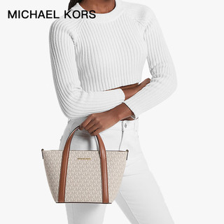 MICHAEL KORS 迈克·科尔斯 女包 PRATT 老花单肩手提包 小号