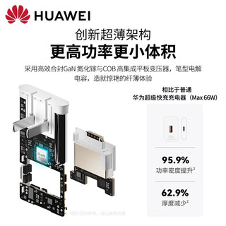 华为（HUAWEI）66W超薄卡片全能充电器超级快充适配器可折叠插脚小巧便携平板笔记本电脑苹果安卓手机通用 66W卡片全能充·含1米6A快充线【流光紫】 华为66W卡片充电器+1米6A线【流光紫】