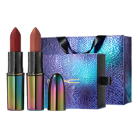 M·A·C 魅可 大子弹头 新经典哑光唇膏双支装礼盒 (#PX桃花来 3.5g+#R0贵人来 3.5g) 蛇年限定