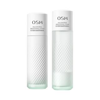 欧诗漫（OSM）控油透亮水乳套装(水160ml+乳120ml)舒缓祛痘护肤品通用