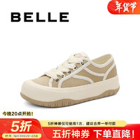 BeLLE 百丽 女士减龄帆布鞋 B1138AM3