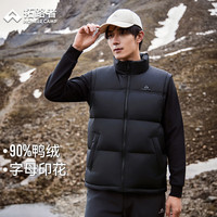 拓路者（Pioneer Camp）秋冬季户外运动羽绒马甲90鸭绒立领无袖坎肩男外穿背心羽绒服马夹  L