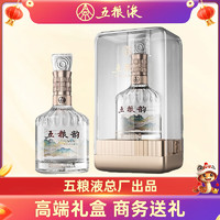 五粮液（WULIANGYE）总厂 浓香型白酒 佳节年货收藏自饮酒水礼盒 52度 500mL 1瓶 五粮韵水晶版