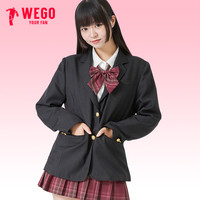 WEGO 日系JK制服西装外套学院风校供感西服秋冬款