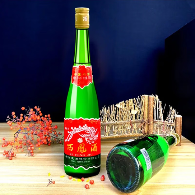 西凤酒老绿瓶省外版55%vol 凤香型白酒500ml 单瓶装【报价价格评测怎么