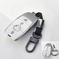 凯得运 汽车钥匙扣 钥匙挂饰挂件简约创意实用扣钥匙圈钥匙链 黑色 圆扣 红皮