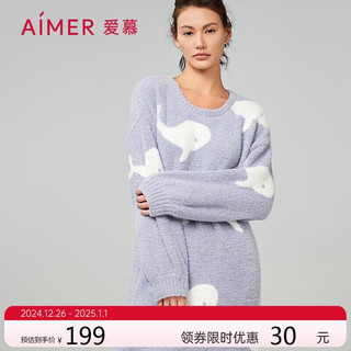 Aimer 爱慕 内衣秋冬半边绒套头睡裙睡衣女家居服绵绵冬季AM449211160