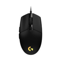 logitech 罗技 G）G102第二代游戏鼠标 RGB流光灯效鼠标 黑色