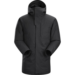 始祖鸟（ARC'TERYX）THERME PARKA  男子中长款大衣保暖连帽羽绒服外套 JDBS 蓝黑色Black Sapphire L（85-95kg）