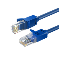 深蓝大道六类千兆网线高速宽带线 CAT六类电脑宽带工程家用监控宿舍路由器 网线跳线8芯双绞成品线缆 六类网线5米
