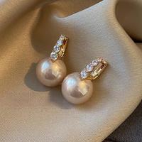 珍宝银楼 2024款首饰配饰耳环女高级感轻奢法式耳钉潮饰品