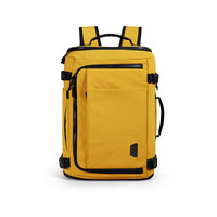 bagsmart随行仓双肩包大容量手提包女旅行包出差多功能男士电脑包 黄色【标准版 适合1-3天差旅】