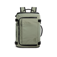 bagsmart随行仓双肩包大容量手提包女旅行包出差多功能男士电脑包 绿色【标准版 适合1-3天差旅】