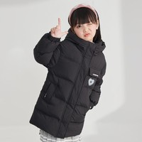 【三防面料 糖果色羽绒服】女童24冬中大童拜年服中长款外套