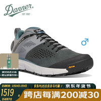 DANNER丹纳Trail2650低帮男款轻量徒步登山鞋防水透气户外露营鞋V底防滑 61221碳灰/蓝 男EE宽版 44.5