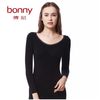 百亿补贴：BONNY 博尼 莫代尔圆领美体秋冬保暖内衣上衣单件秋衣女款棉毛衫