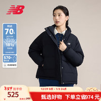 new balance BALANCE NB羽绒服女款时尚简约保暖短款立领外套 BK AWJ43350