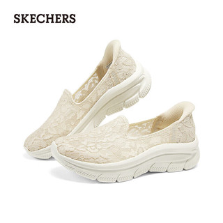 斯凯奇（Skechers）Slip ins闪穿鞋休闲鞋一脚蹬健步鞋158858 自然色/NAT 37.5