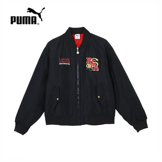 PUMA 彪马 GAME ON Bomber Jacket男士夹棉飞行夹克外套 631679-01 M