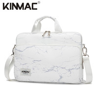 kinmac 新款欧美休闲笔记本电脑手提文件单肩斜挎笔记本电脑包大容量公文袋适用苹果13.3华为14小米15联想16英寸男女