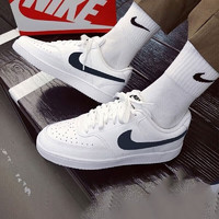 NIKE 耐克 Air Force 1 男士休闲运动鞋 CK6923-100 白/微黄绿/黑/荧光黄 40