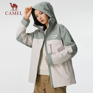 CAMEL 骆驼 熊猫联名冲锋衣三合一女外套男户外三防保暖登山服