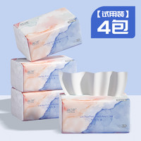 88VIP：Lam Pure 蓝漂 LP-29176-8 4层加厚抽纸 76抽 4包试用装