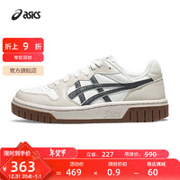 ASICS 亚瑟士 运动休闲鞋男鞋女鞋时尚运动舒适复古百搭板鞋 COURT MZ 2.0 白色/米色/碳灰色 42.5