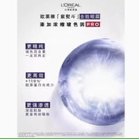 巴黎欧莱雅 L'OREAL PARIS欧莱雅紫熨斗眼霜复颜玻尿酸水光充盈全脸淡纹眼霜7.5ml*4