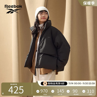 Reebok锐步户外羽绒服女款外套新一代轻薄保暖舒适 001-22FCR102W 不连帽 2XL