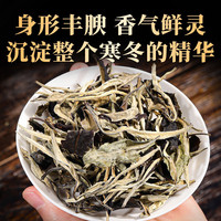 勐洛小寨云南白茶古树茶叶特级白毫银针 月光白老寿眉 白牡丹老白茶叶 月光白老寿眉白茶100克拍一发二
