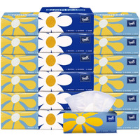 Tempo 得宝 mini系列 小雏菊抽纸 4层*80抽*60包(195*133mm)