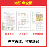 2025一本预习笔记七年级上下册语文数学英语课前预习同步课本同步讲解批注初中课本教材讲解全解随堂笔记预习