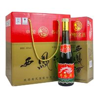 百亿补贴：西凤酒 经典高脖绿瓶盒装45度500ml 6瓶 凤香型 正品