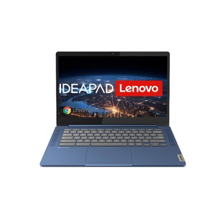 Lenovo 联想 Chromebook IdeaPad Slim 3 | 14 英寸全高清显示屏 | MediaTek Kompanio 520 | 4 GB RAM | 64 GB SSD | ARM Mali-G52 显卡 | Chrome OS | QWERTZ | 蓝色