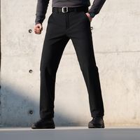 龙牙隐之烈锋保暖软壳直筒长裤保暖秋冬男士秋冬户外休闲长裤男