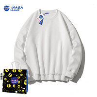 KZBA 2025圆领连帽卫衣男女潮牌宽松百搭秋季加绒情侣上衣