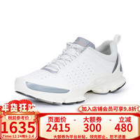 爱步（ECCO）【辛芷蕾同款】运动鞋女休闲鞋季款 健步C 091503户外露营 01007-白色 38