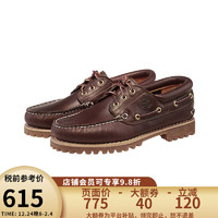 添柏岚（Timberland）【特卖JD物流】男鞋透气低帮牛皮经典户外休闲手工鞋30003W 深棕色 45 （US11）