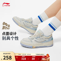 LI-NING 李宁 001 BTC丨板鞋女鞋2024夏季刺绣透气潮流运动鞋子AGCU054