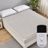 彩虹纯棉双温双控定时电热毯