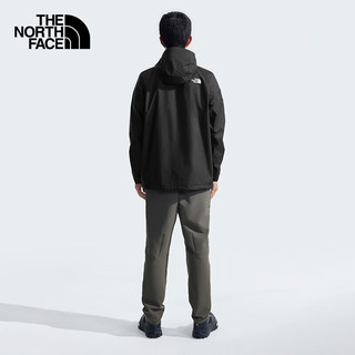 The North Face北面冲锋衣男户外保暖软壳内胆三合一冲锋外套8DMK 黑色/JK3 3XL