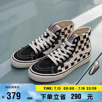 VANS范斯 SK8-Hi 38 Decon VR3 SF黑白棋盘格帅气高街板鞋 黑白棋盘格 40